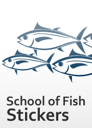 School of Fish Stickers