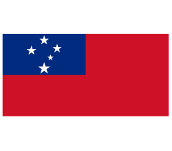 Samoa #2 Flag Color