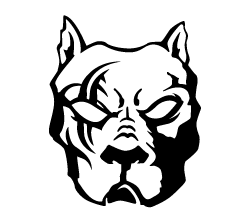 Tribal Pitbull #1 Sticker