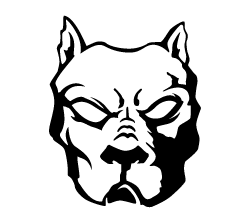 Tribal Pitbull #2 Sticker