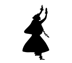 Hula Girl Sticker